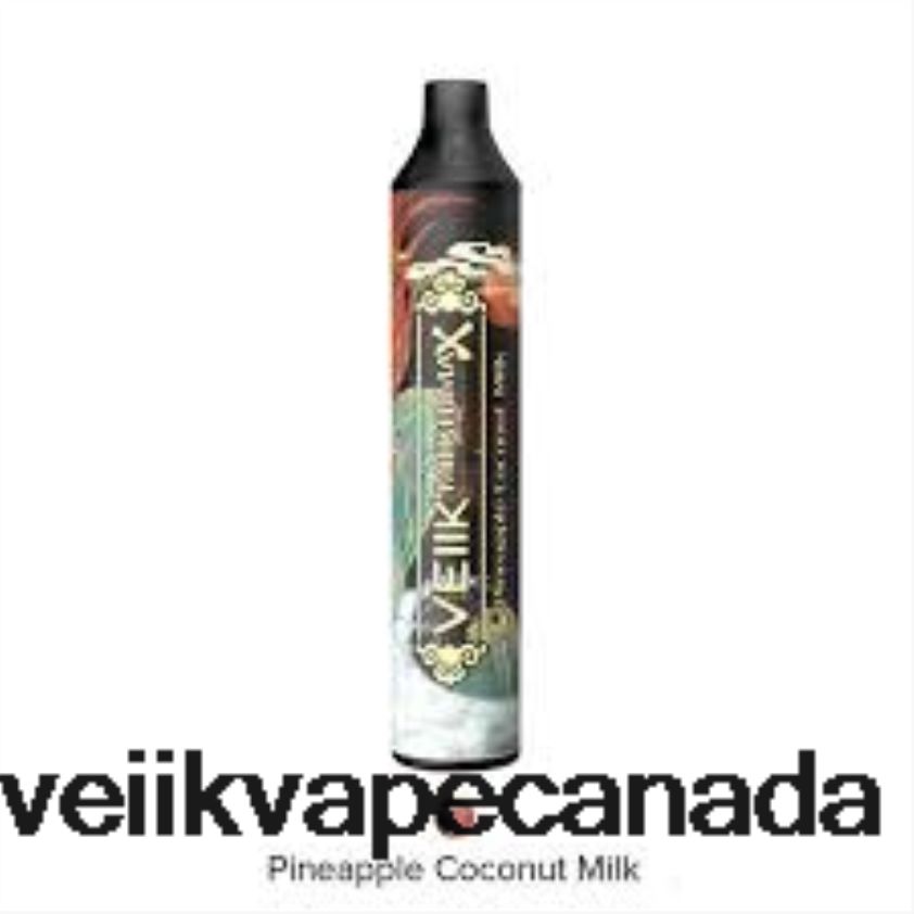 VEIIK Micko MAX Disposable Vape 1500 Puffs P448PN44 Pineapple Coconut Milk - VEIIK E Liquid Canada VEIIK Micko MAX Disposable Vape 1500 Puffs P448PN44 Pineapple Coconut Milk - VEIIK E Liquid Canada