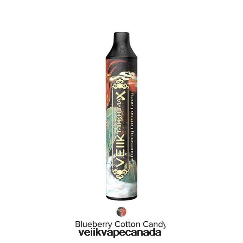 VEIIK Micko Max Disposable Vape 1500 Puffs P448PN14 Blueberry Cotton Candy - VEIIK E Liquid Canada VEIIK Micko Max Disposable Vape 1500 Puffs P448PN14 Blueberry Cotton Candy - VEIIK E Liquid Canada