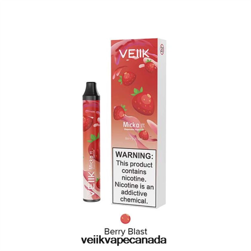 VEIIK Micko Pie Disposable Vape 600 Puffs P448PN26 Berry Blast - VEIIK Airo Refillable Pod VEIIK Micko Pie Disposable Vape 600 Puffs P448PN26 Berry Blast - VEIIK Airo Refillable Pod