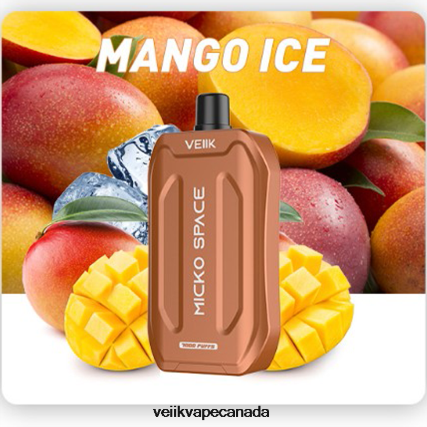 VEIIK Micko Space Disposable Vape 7000 Puffs P448PN40 Mango Ice - VEIIK Vape Ottawa VEIIK Micko Space Disposable Vape 7000 Puffs P448PN40 Mango Ice - VEIIK Vape Ottawa
